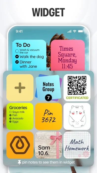 Sticky Notes & Color Widget应用截图