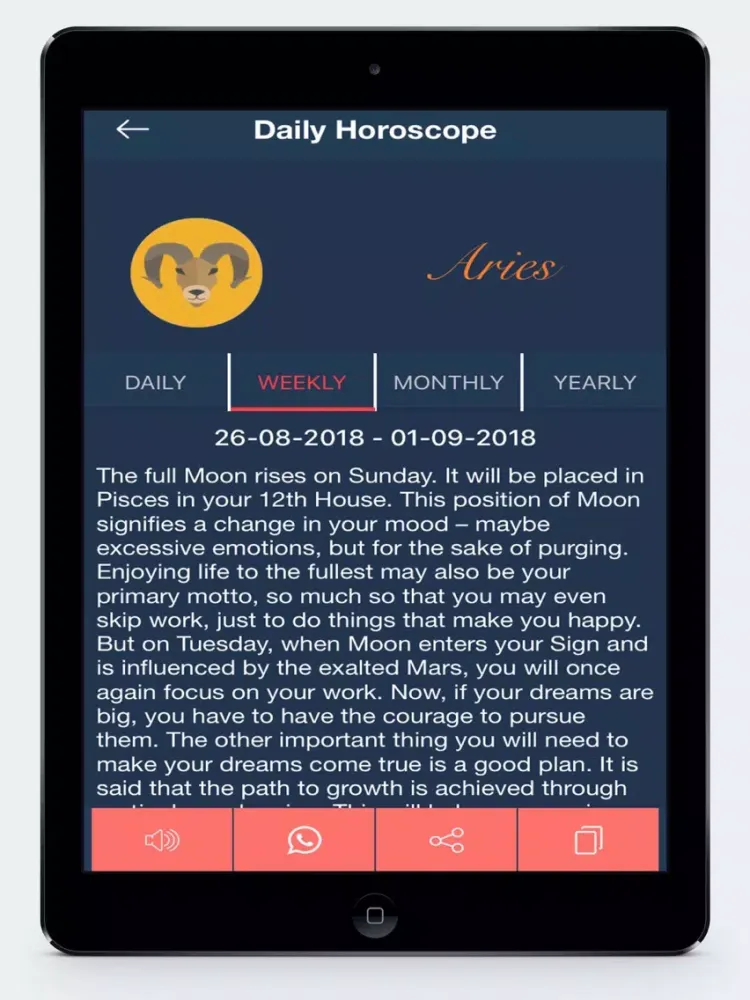 Capturas de pantalla de Horoscopes - daily horoscopes iPad 