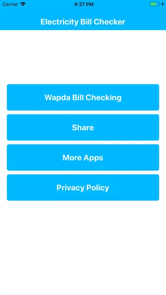Tangkapan skrin Online Wapda Bill Checker