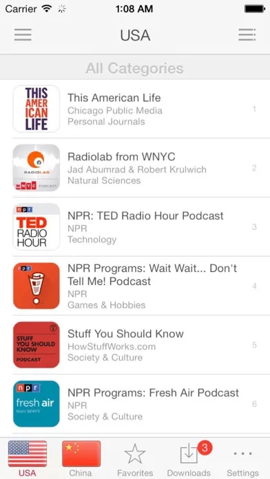 Top Podcasts應用截圖