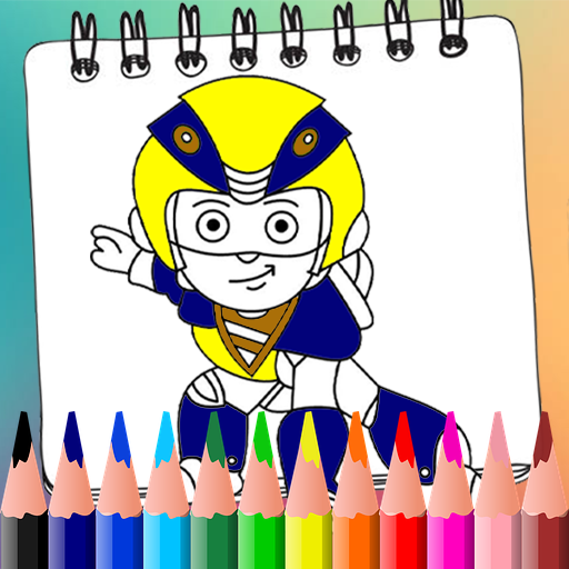 Vir Robot Boy Coloring book
