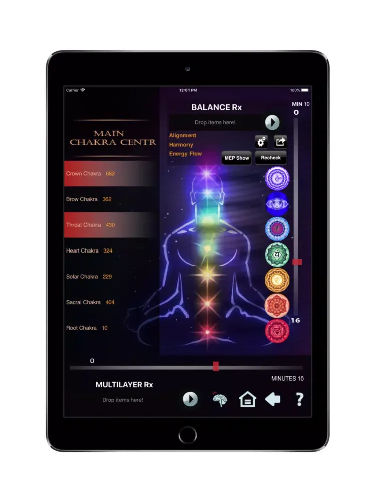 صور Quantum Chakra & Aura Scan iPad 