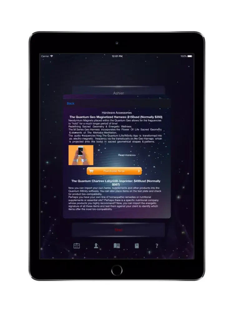 صور Quantum Chakra & Aura Scan iPad 