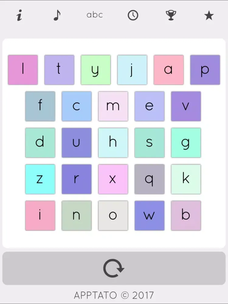A to Z Alphabet Challenge (No Ads) iPad  스크린샷