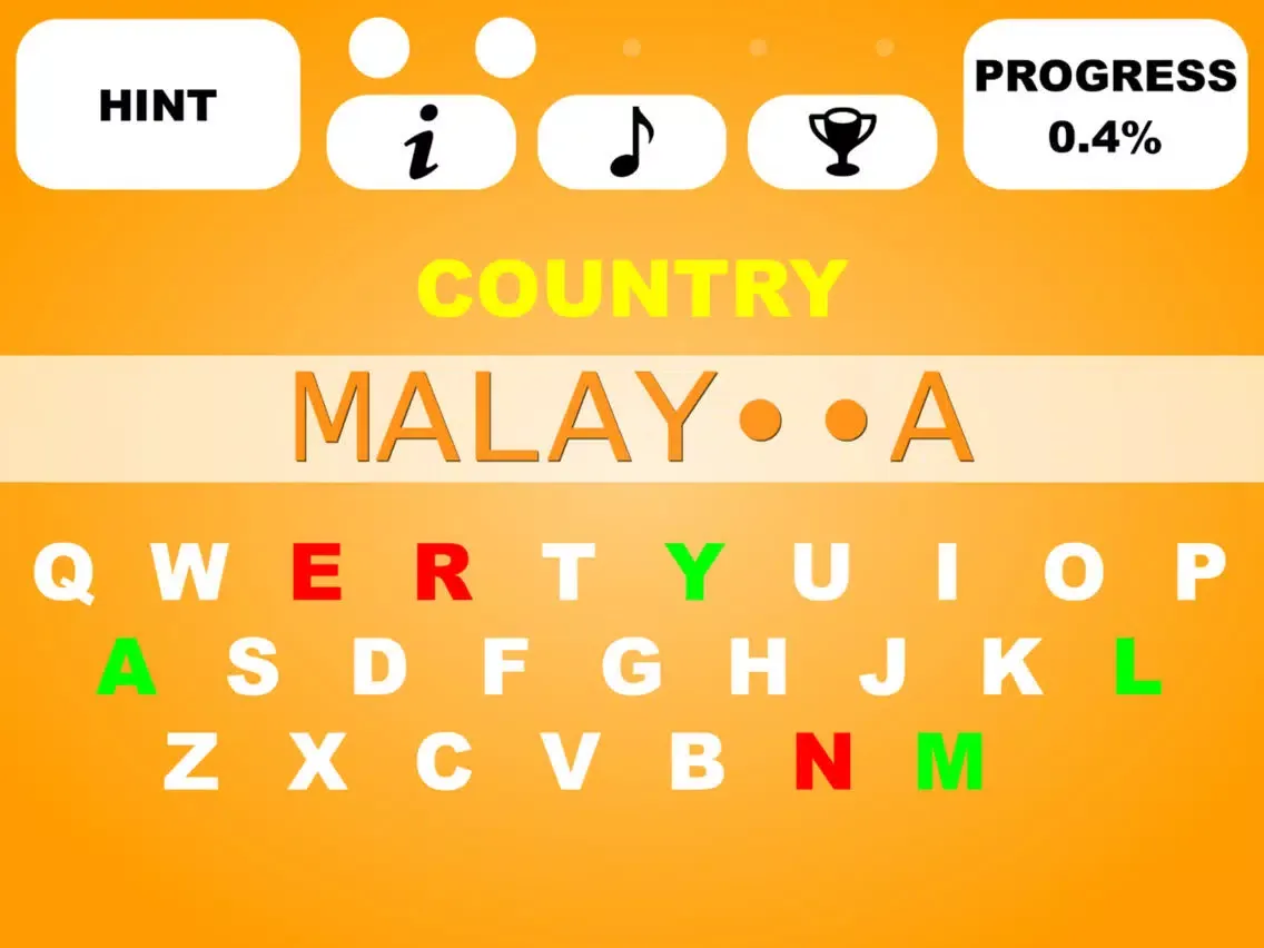 Zrzuty ekranu Guess the Word Challenge - Full Version iPad 
