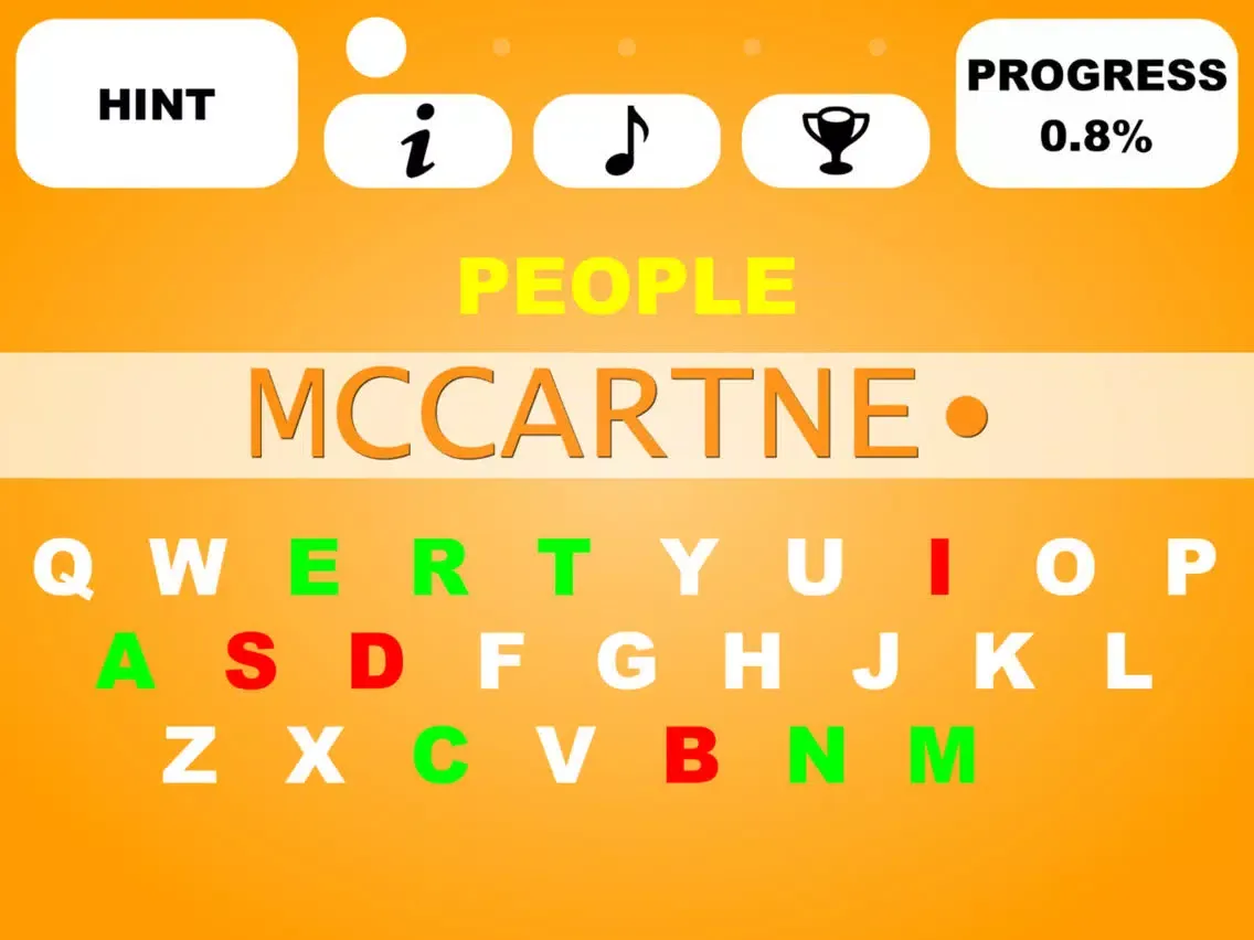 Zrzuty ekranu Guess the Word Challenge - Full Version iPad 