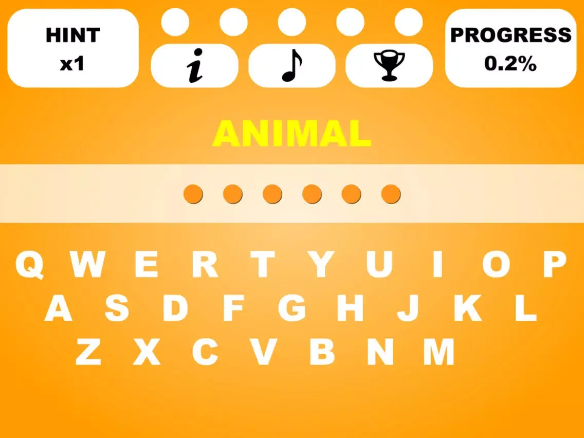 Zrzuty ekranu Guess the Word Challenge - Full Version iPad 