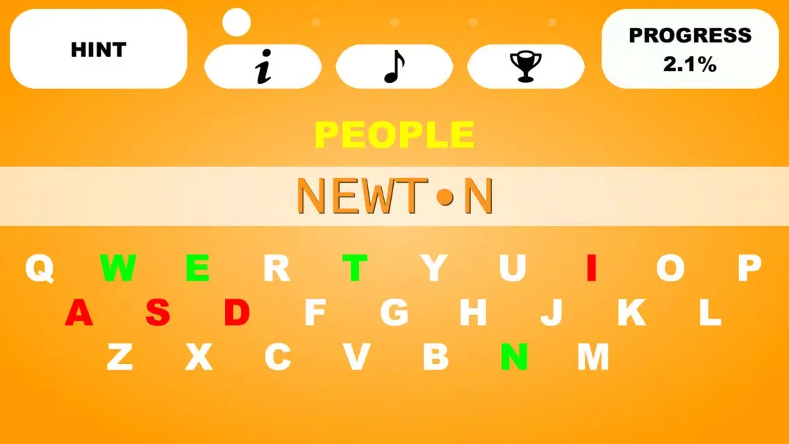Zrzuty ekranu Guess the Word Challenge - Full Version