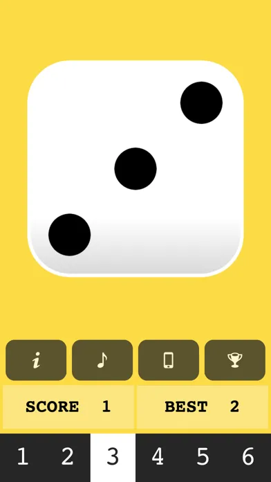 Tangkapan skrin Lucky Dice Guessing Game