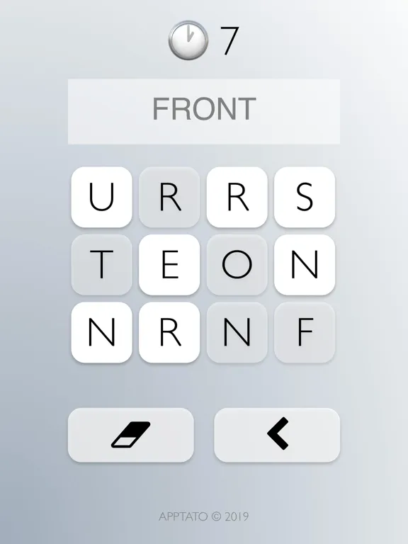 Longest Word Game iPad  سکرین شاٹس