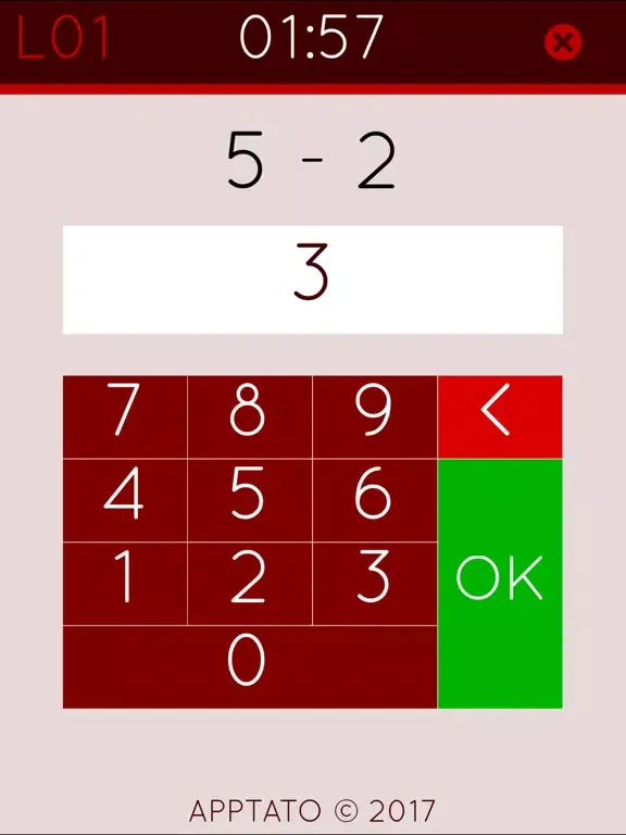 Subtraction Math Master 2 Full iPad  Screenshots