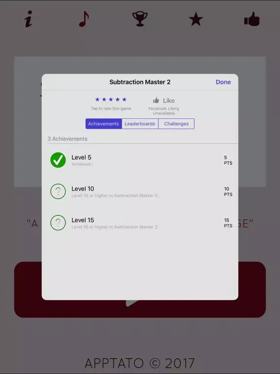 Subtraction Math Master 2 Full iPad  Screenshots