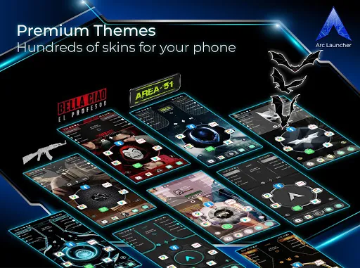 ARC Launcher® Pro Themes DIY Screenshots