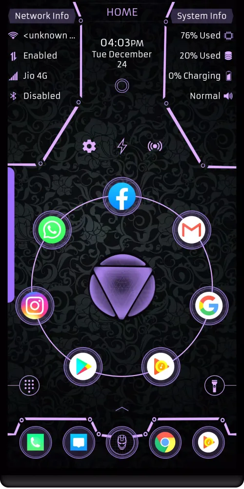 Tangkapan layar iControl Center Pro