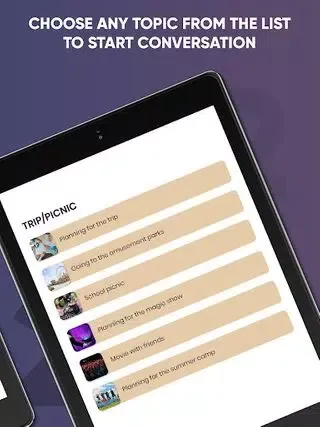 English Conversation practice Screenshots
