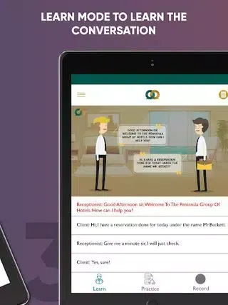 English Conversation practice Screenshots