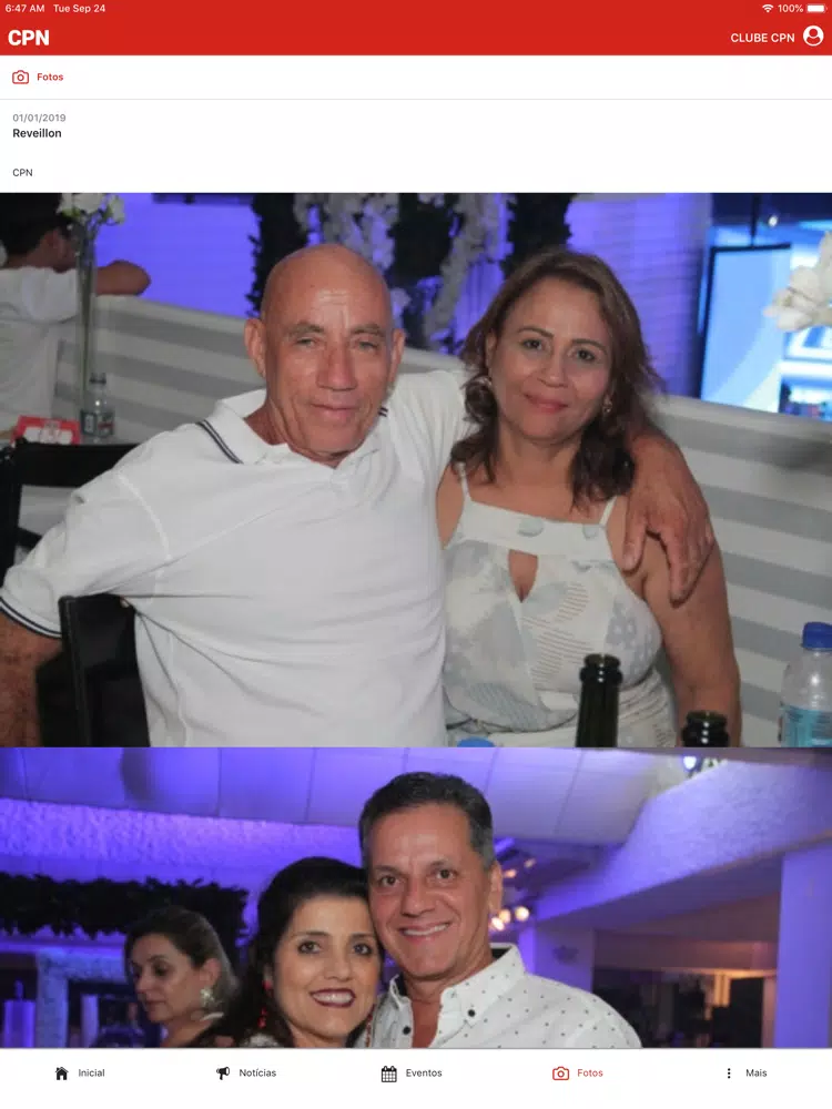 Clube CPN iPad  Screenshots