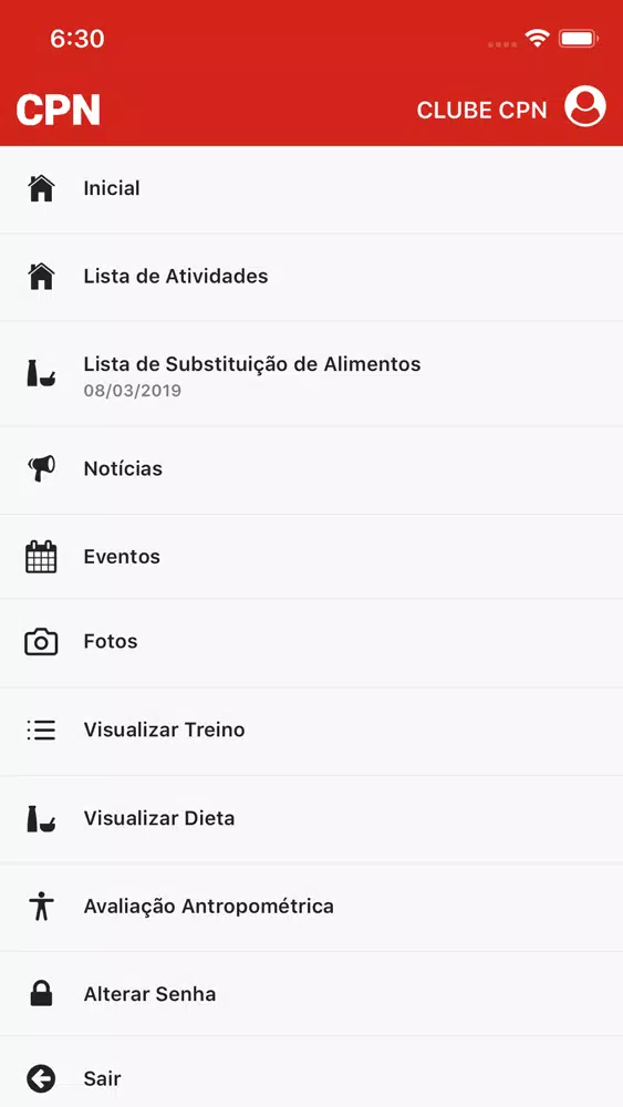 Clube CPN Screenshots