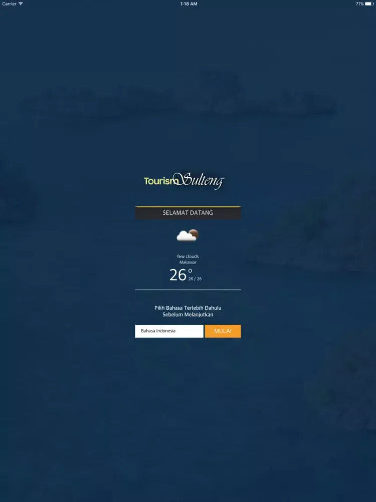 Tourism Sulteng iPad  سکرین شاٹس