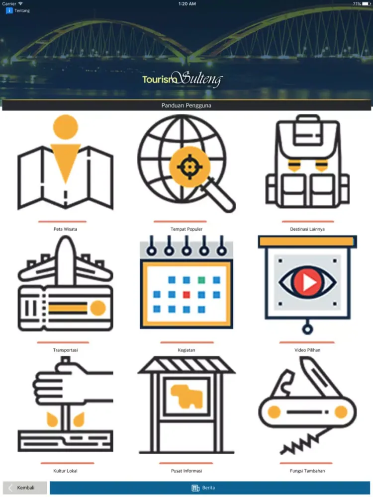 Tourism Sulteng iPad  سکرین شاٹس