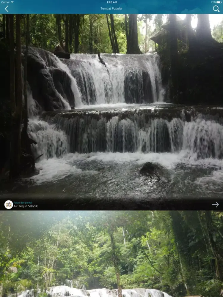 Tourism Sulteng iPad  سکرین شاٹس