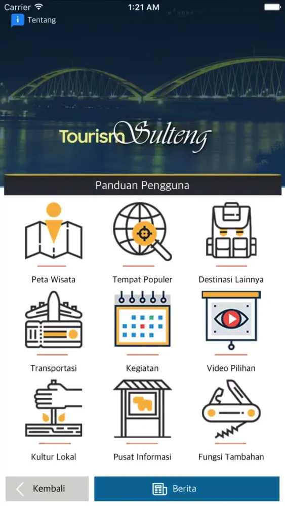 Tourism Sulteng سکرین شاٹس