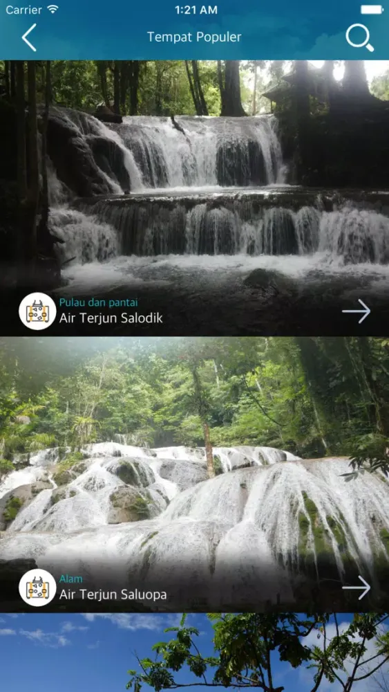 Tourism Sulteng سکرین شاٹس