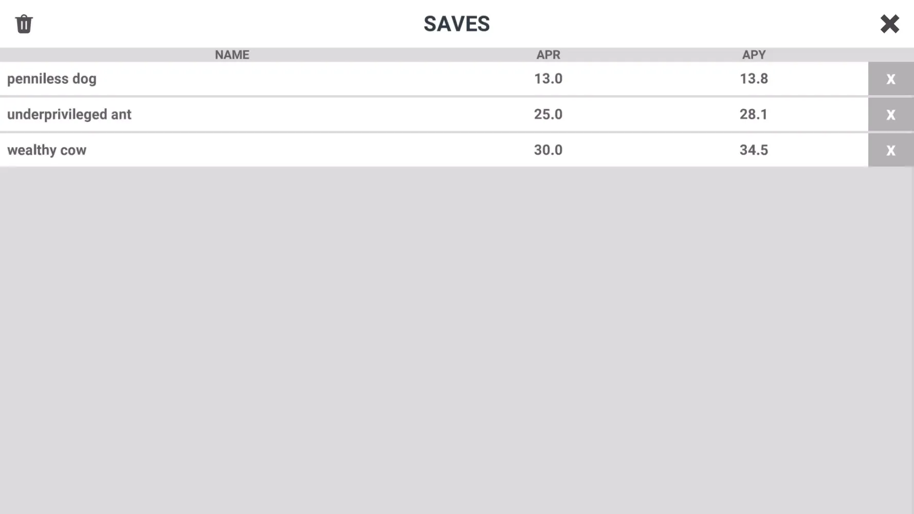 APR & APY Calculator स्क्रीनशॉट