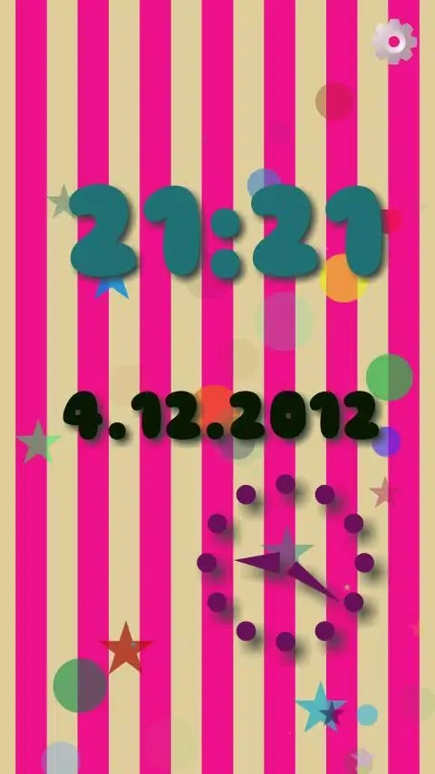 Capturas de pantalla de [Free]Polka Dots Flow ! Clock