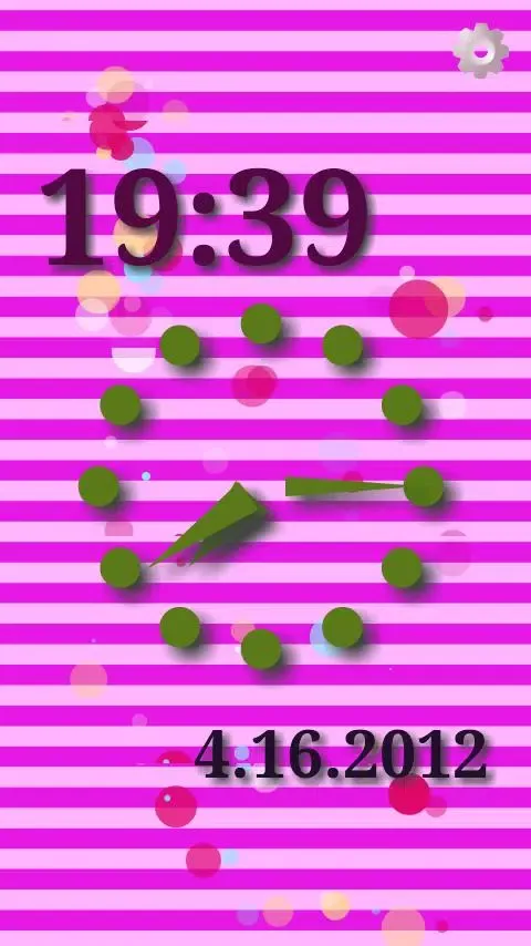 Capturas de pantalla de [Free]Polka Dots Flow ! Clock