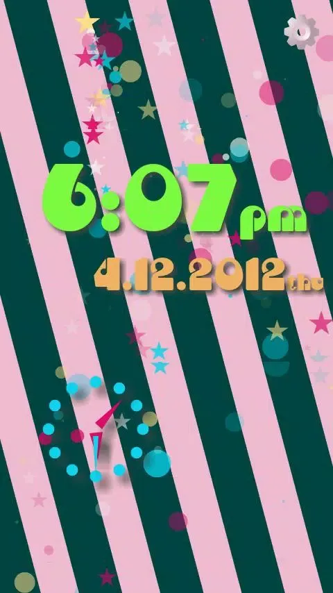Capturas de pantalla de [Free]Polka Dots Flow ! Clock
