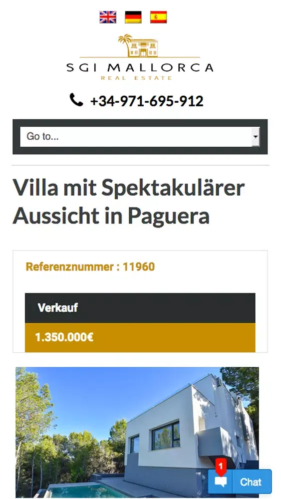 SGI Mallorca Real Estate Screenshots