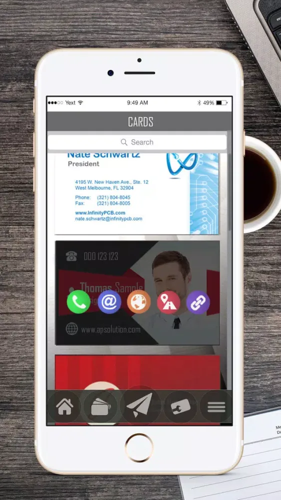 E-BusinessCard應用截圖