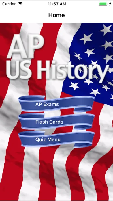 Capturas de tela do AP US History Prep