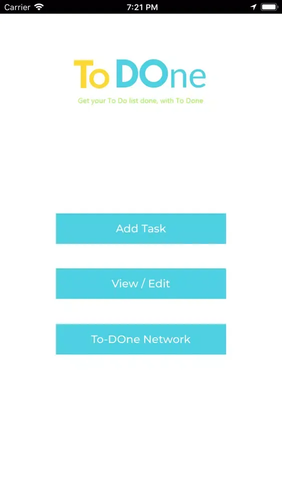 Скриншоты ToDone App