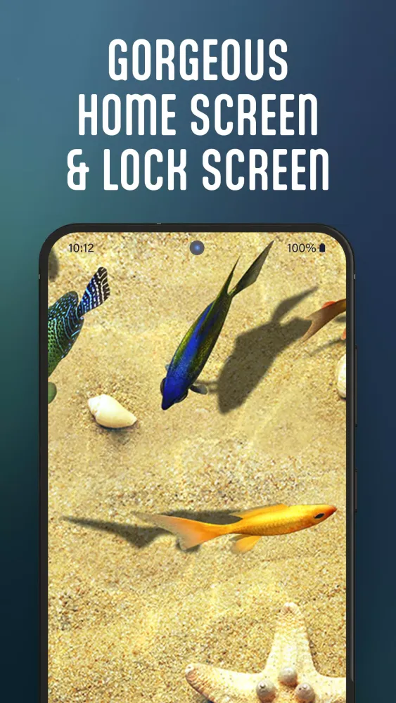 Aquarium 3D Live Wallpaper 4K Ekran Görüntüleri