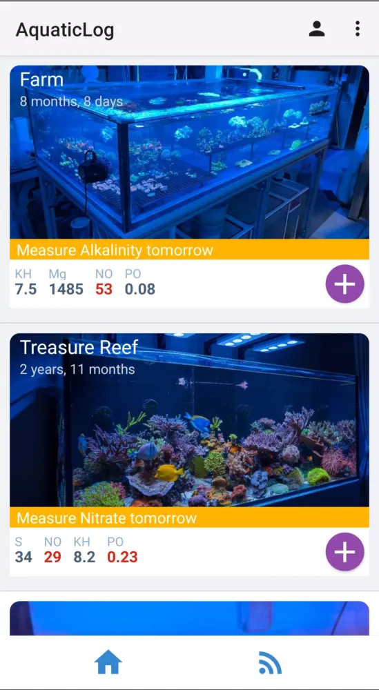 AquaticLog Screenshots