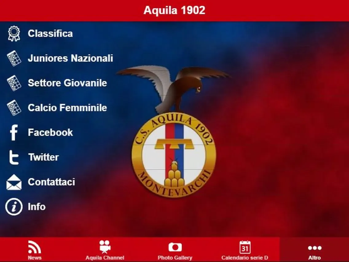 Aquila 1902 Montevarchi iPad  Screenshots