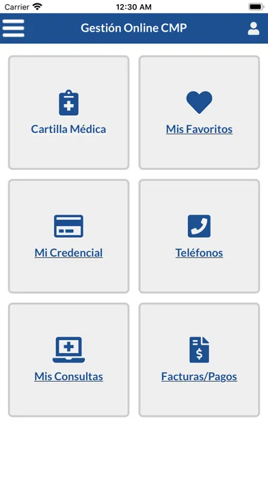 Zrzuty ekranu Gestión Online CMP