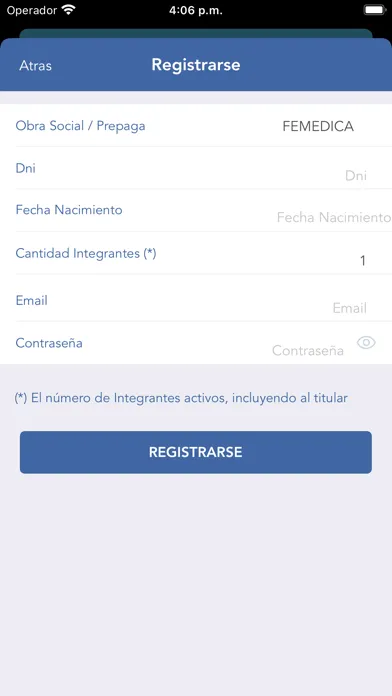 Capturas de tela do Credencial Digital FEMEDICA