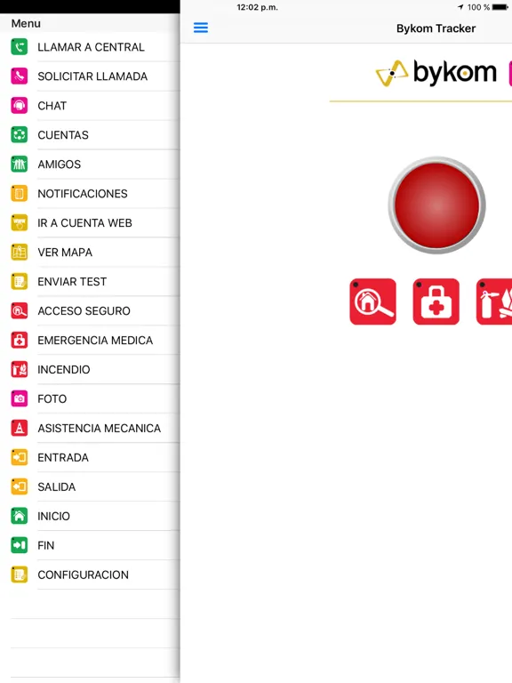Bykom Tracker iPad 应用截图