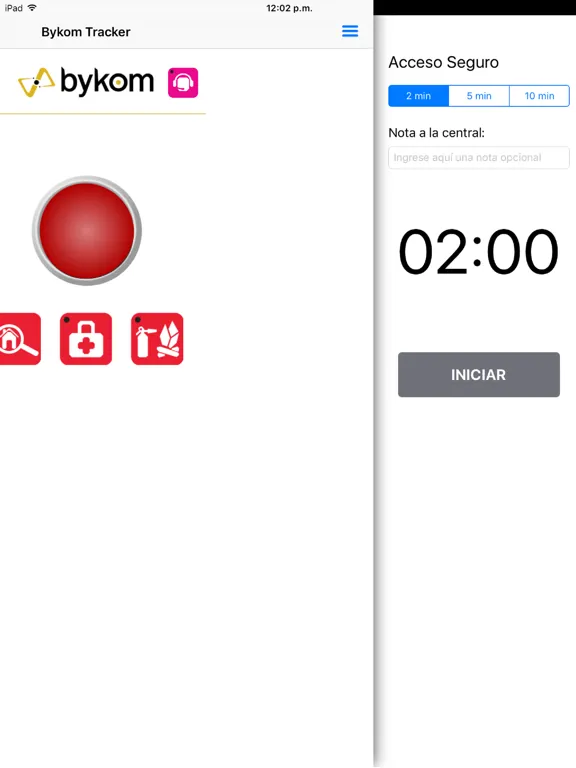 Bykom Tracker iPad 应用截图