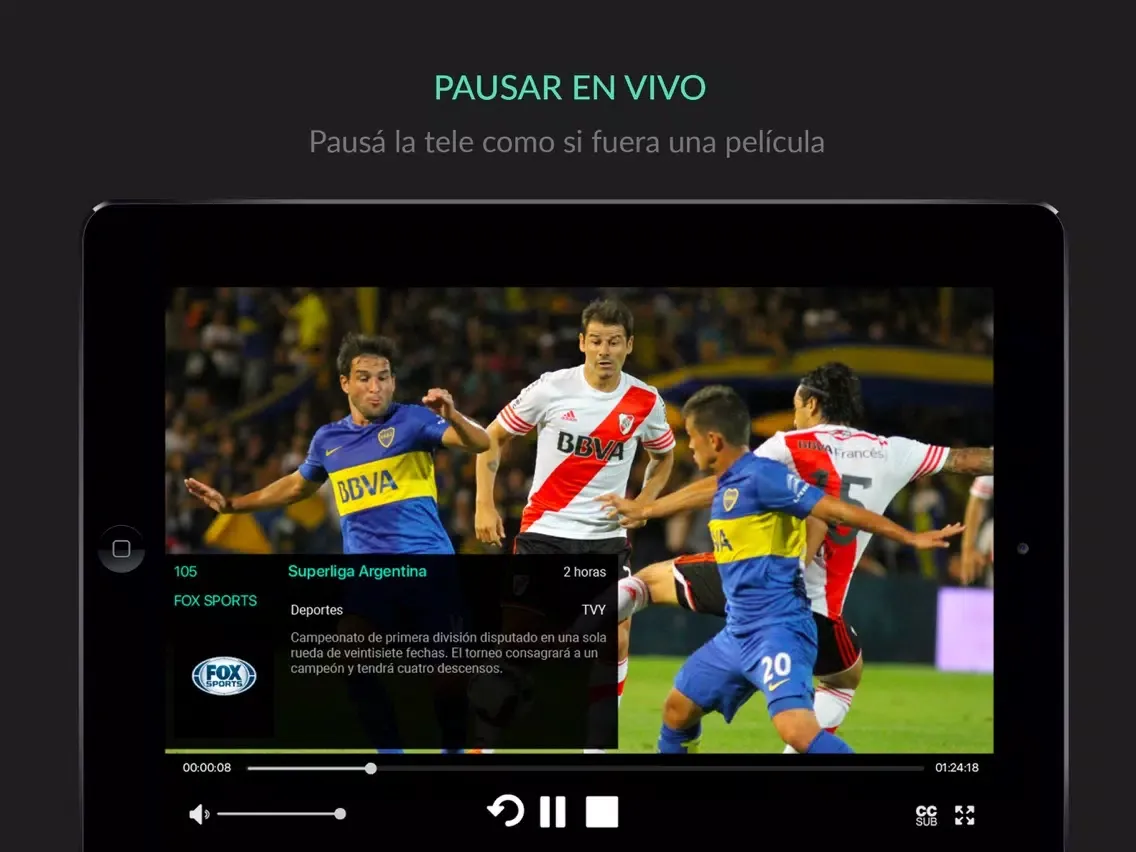 Capturas de tela do Cablevisión Flow para iPad iPad 