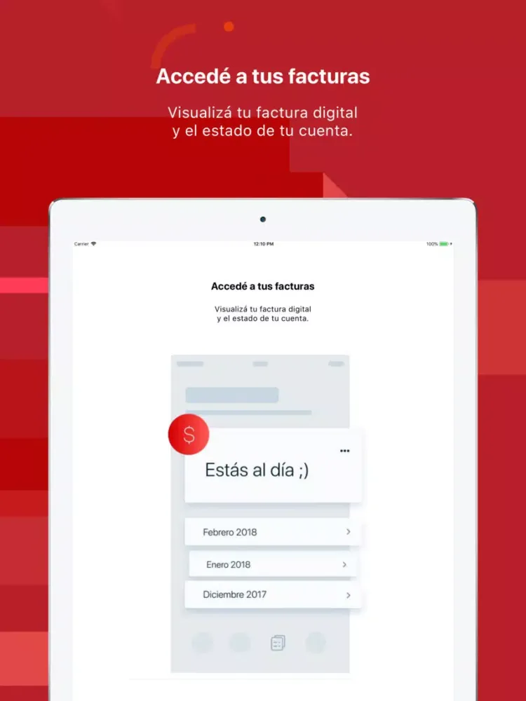 Mi Cuenta Cablevisión Fibertel iPad  स्क्रीनशॉट
