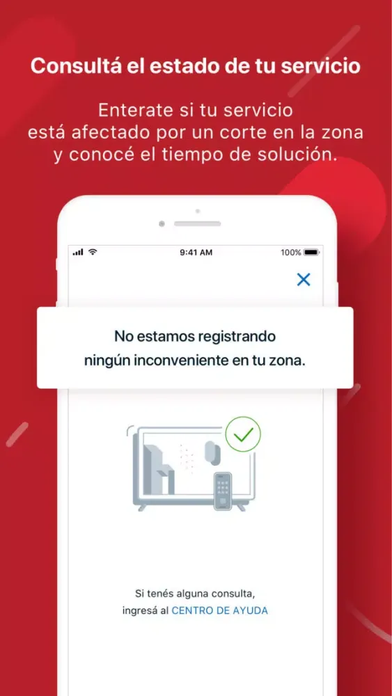 Mi Cuenta Cablevisión Fibertel स्क्रीनशॉट