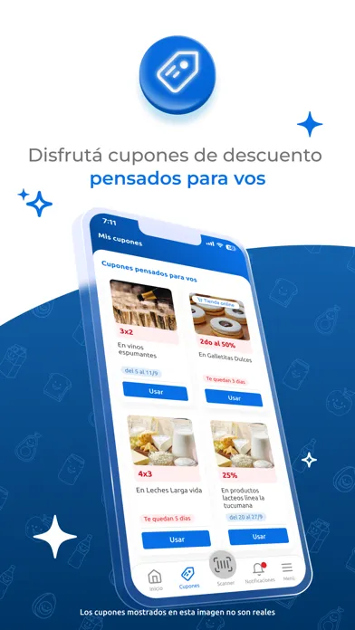 Capturas de tela do Carrefour Argentina
