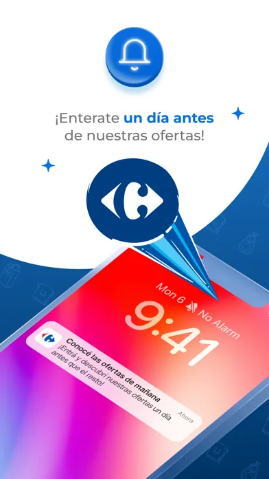 Capturas de tela do Carrefour Argentina