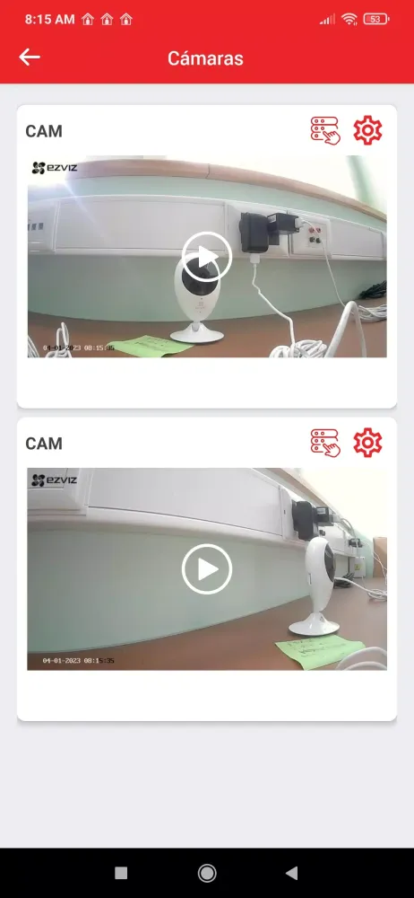 Capturas de tela do Alarm Home Pro