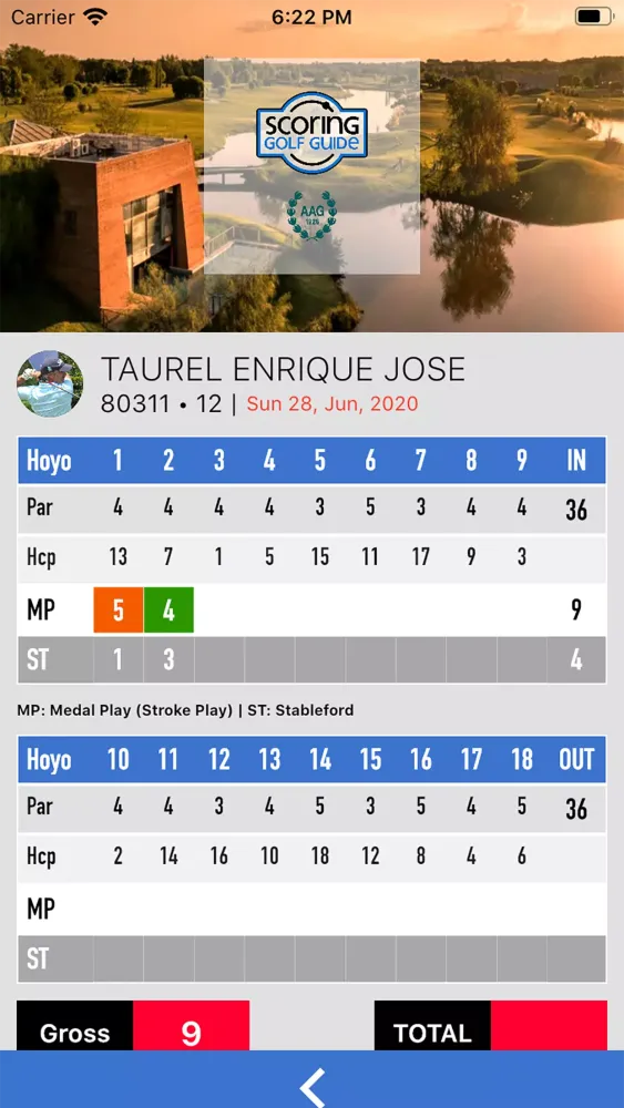 Scoring Golf Guide Screenshots