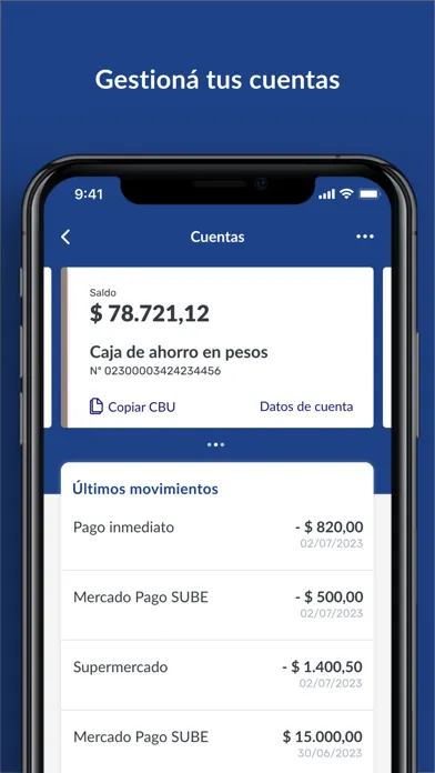 Capturas de pantalla de Banco Mariva Personas